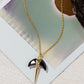 Crescent Onyx Necklace