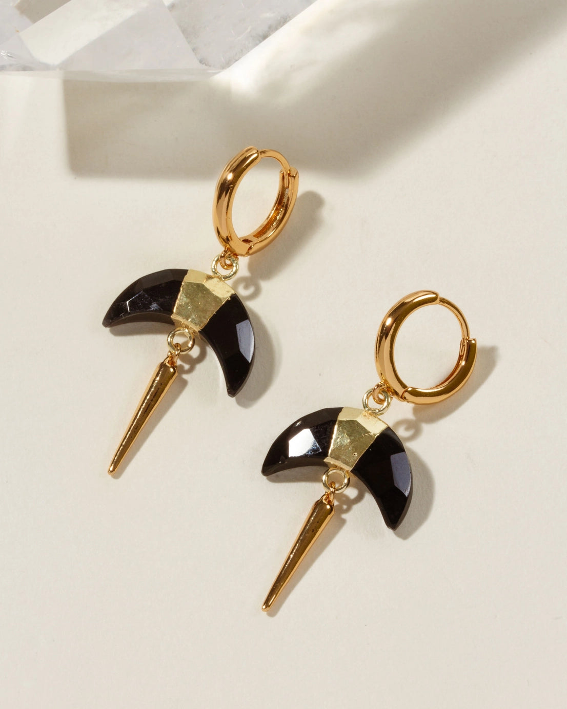 Moon Onyx Earrings